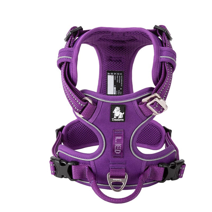 No Pull Harness Purple M - Pet Care > Dog Supplies