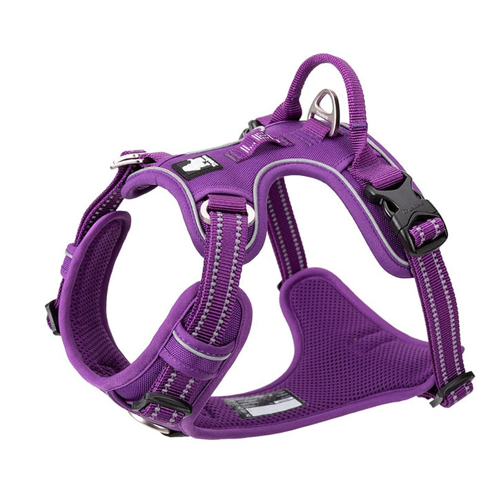 No Pull Harness Purple M - Pet Care > Dog Supplies