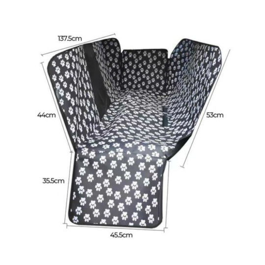 Waterproof Pet Car Seat Cover Hammock Black With Mesh Window - Pet Care > Dog Supplies