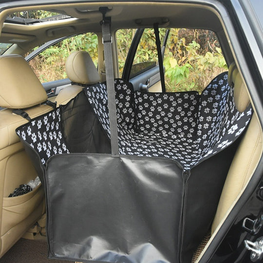 Waterproof Pet Car Seat Cover Hammock Black With Mesh Window - Pet Care > Dog Supplies