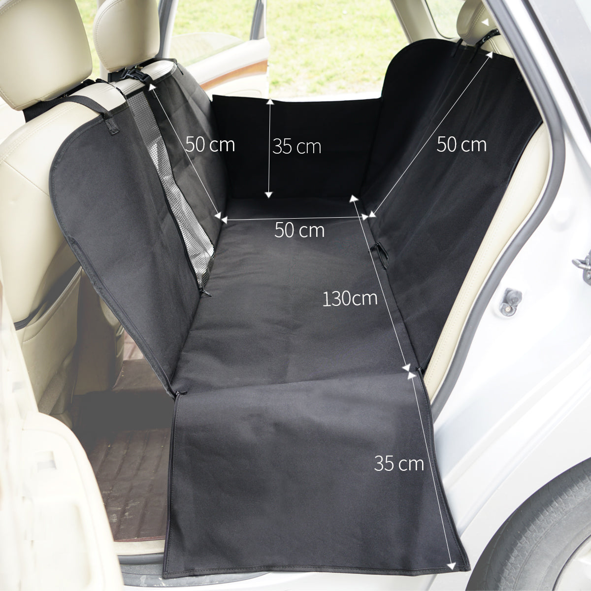 Ondoing Cargo Pet Car Boot Back Seat Cover Rear Dog Waterproof Protector Liner Mat Pad Black - Pet Care > Dog Supplies