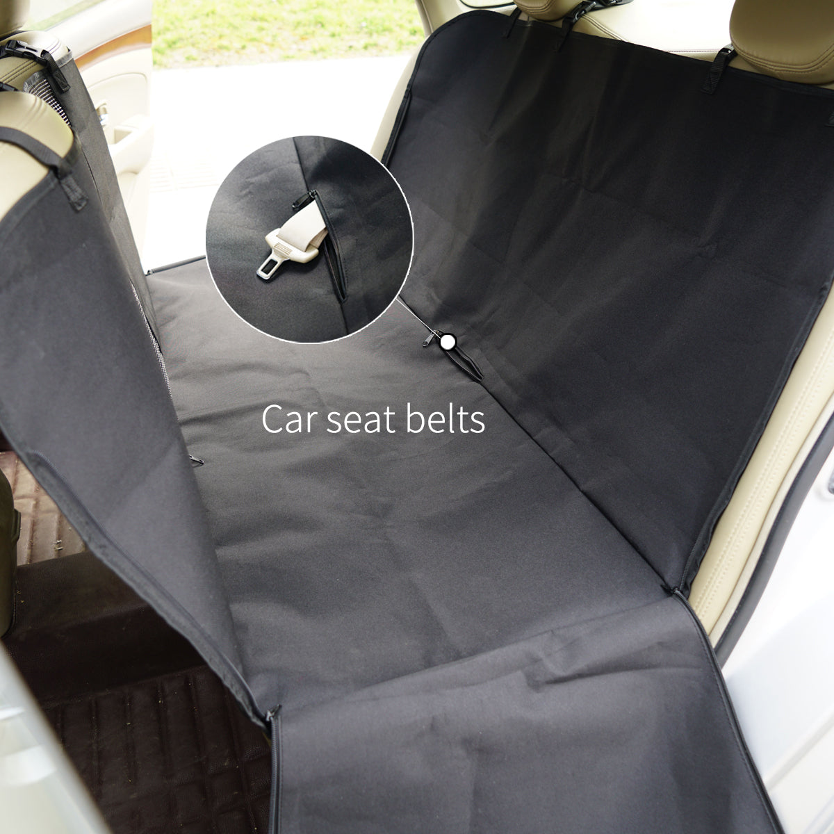 Ondoing Cargo Pet Car Boot Back Seat Cover Rear Dog Waterproof Protector Liner Mat Pad Black - Pet Care > Dog Supplies