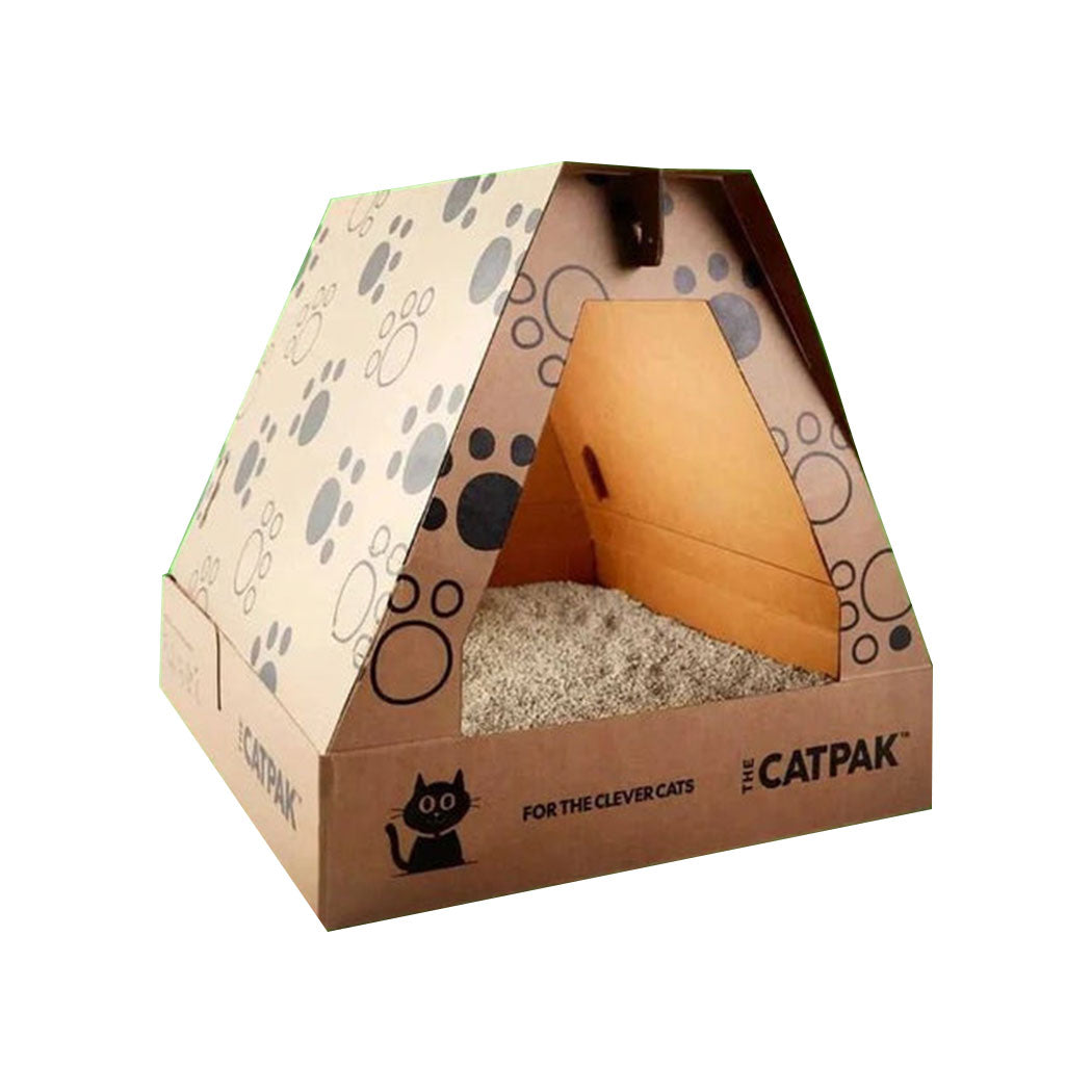 Portable Cat LItter Box 2x 3L Cat Litter Value Pack Absorbent 100% Biodegradable - Pet Supplies