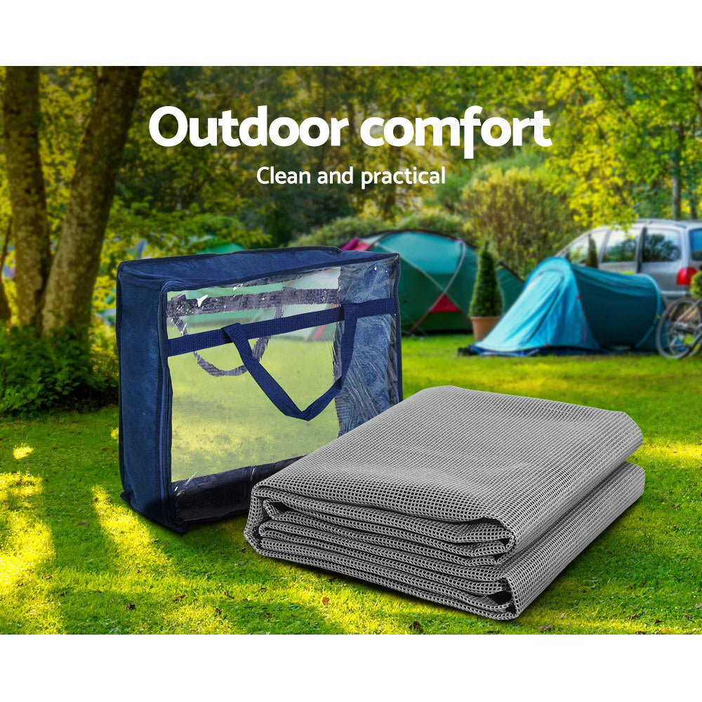 Weisshorn 5 X 2.5M Annex Floor Mat - Grey - Outdoor > Camping