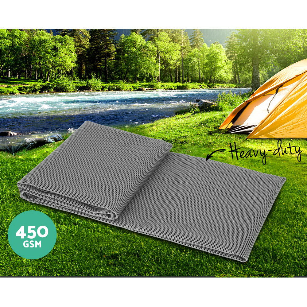 Weisshorn 5 X 2.5M Annex Floor Mat - Grey - Outdoor > Camping