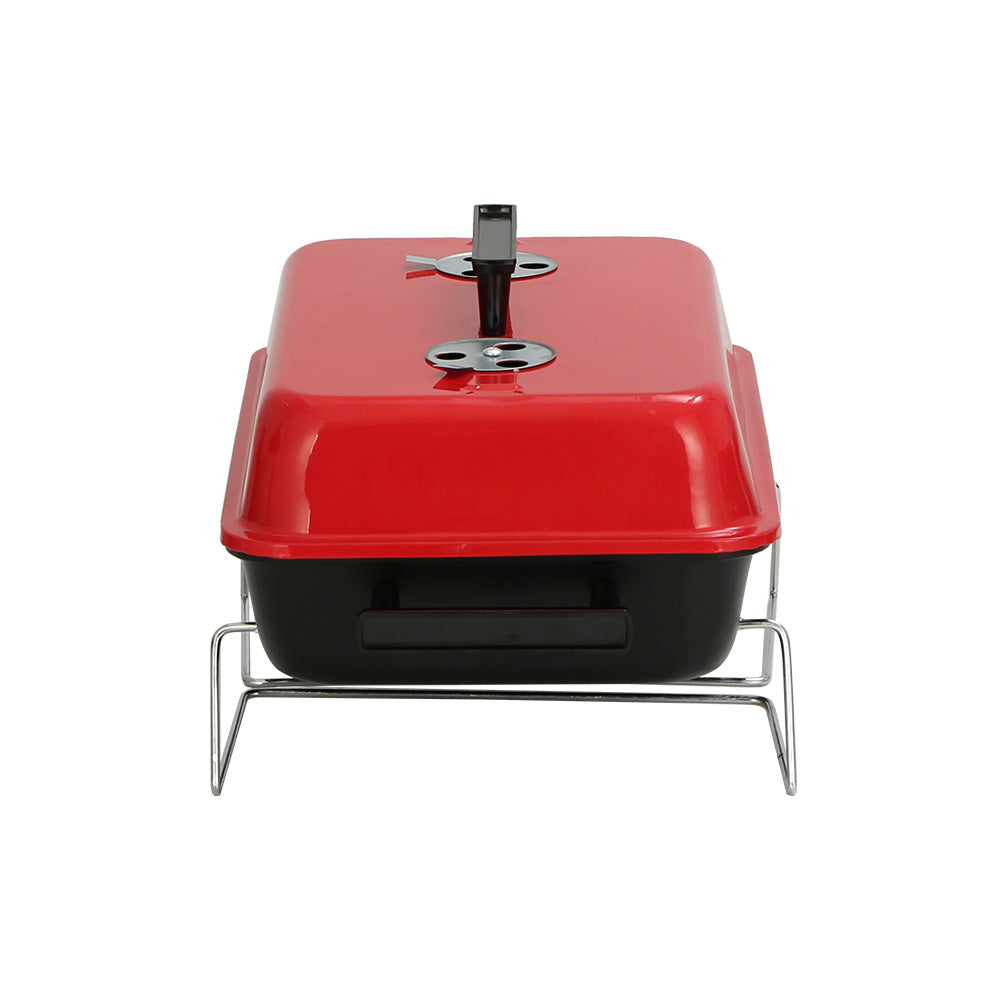 Grillz Charcoal BBQ Portable Grill Camping Barbecue Outdoor Cooking Smoker - Home & Garden > BBQ