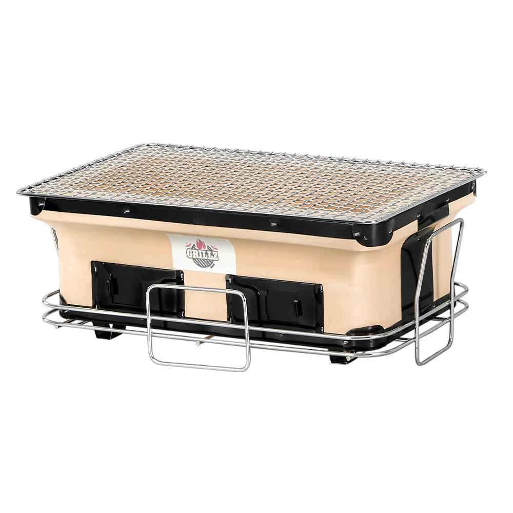 Grillz BBQ Grill Tabletop Charcoal Smoker - Home & Garden > BBQ