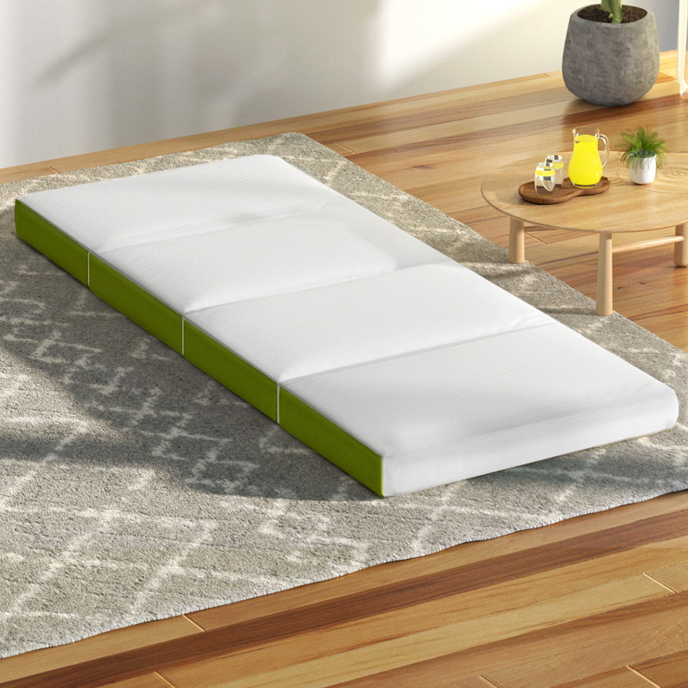 Giselle Bedding Foldable Mattress Folding Foam Single Green