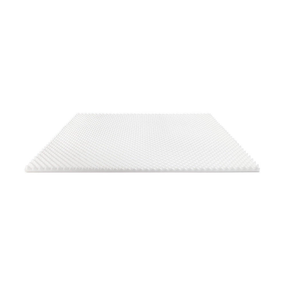 Giselle Bedding Memory Foam Mattress Topper Egg Crate 5cm King - Furniture > Mattresses