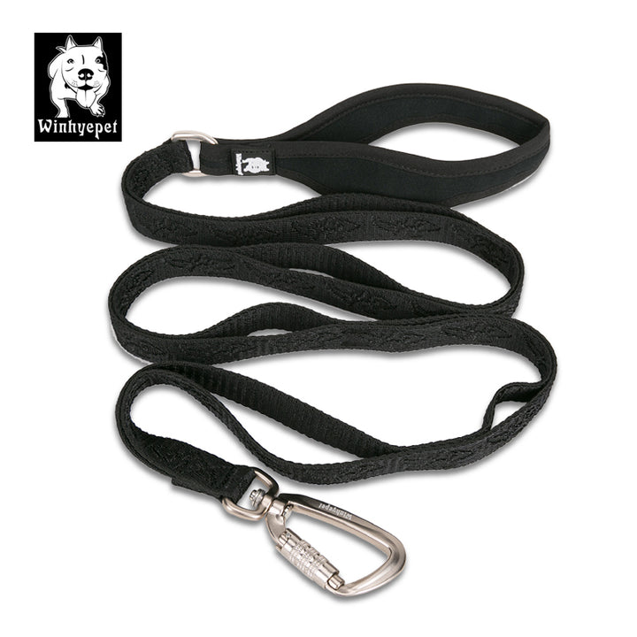 Whinyepet leash black - L - Pet Care > Dog Supplies