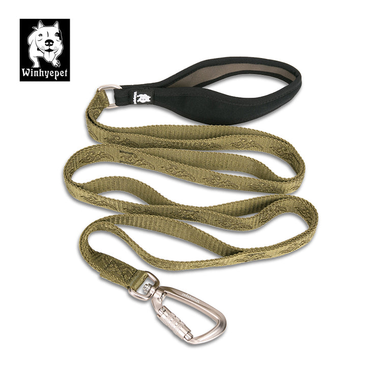 Whinyepet leash army green - L - Pet Care > Dog Supplies