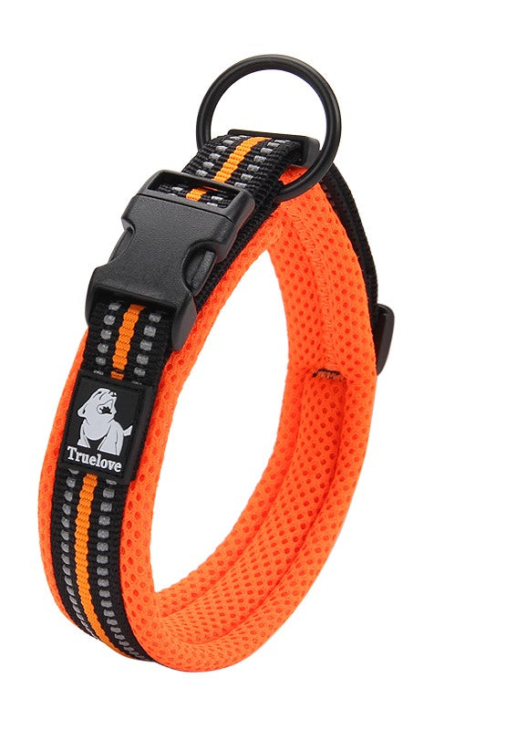 Heavy Duty Reflective Collar Orange S - Pet Care > Dog Supplies