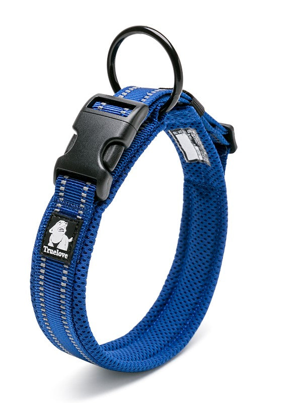 Heavy Duty Reflective Collar Royal Blue L - Pet Care > Dog Supplies