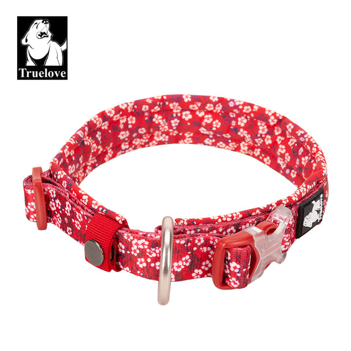 Floral Collar Poppy Red XL - Pet Care > Dog Supplies