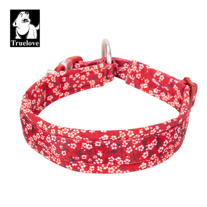 Floral Collar Poppy Red XL - Pet Care > Dog Supplies