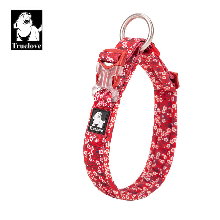 Floral Collar Poppy Red XL - Pet Care > Dog Supplies