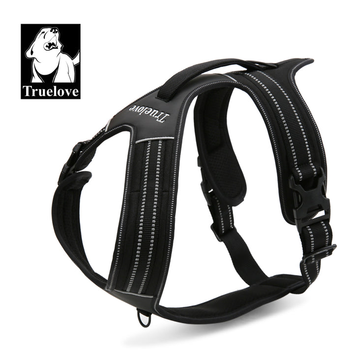 Reflective Heavy Duty Harness Black S - Pet Care > Dog Supplies