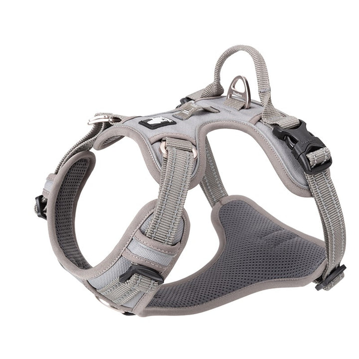 No Pull Harness Grey S - Pet Care > Dog Supplies