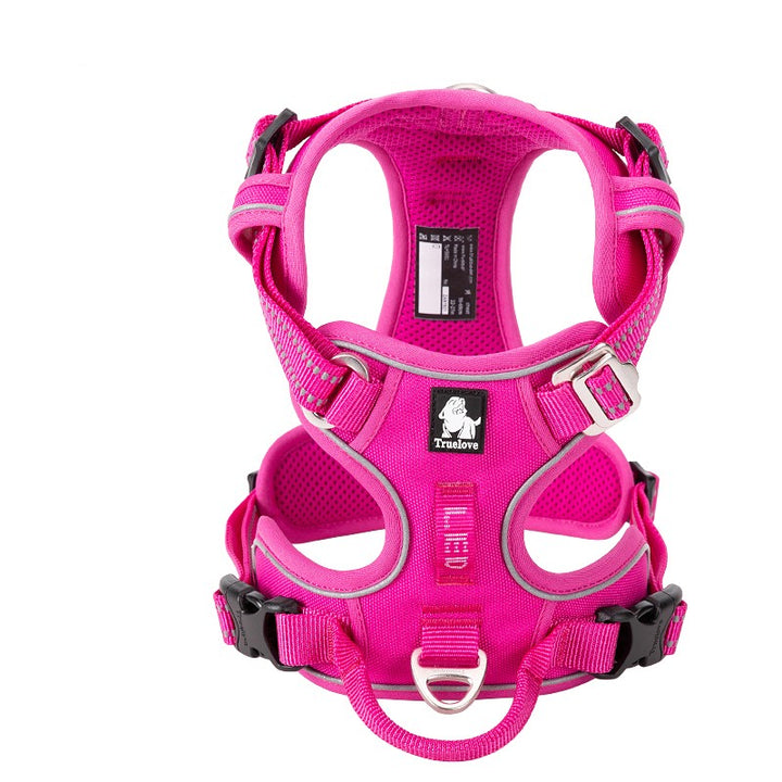 No Pull Harness Pink M - Pet Care > Dog Supplies