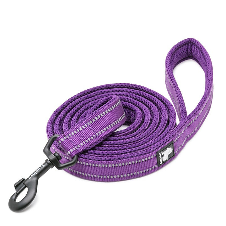 Reflective Pet Leash 2 meters Purple L - Pet Care > Dog Supplies