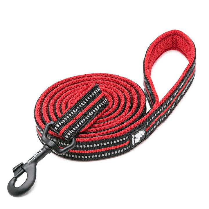 Reflective Pet Leash 2 meters Red L - Pet Care > Dog Supplies