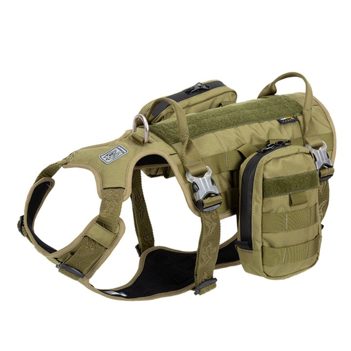 Whinhyepet Military Harness Army Green M - Pet Care > Dog Supplies