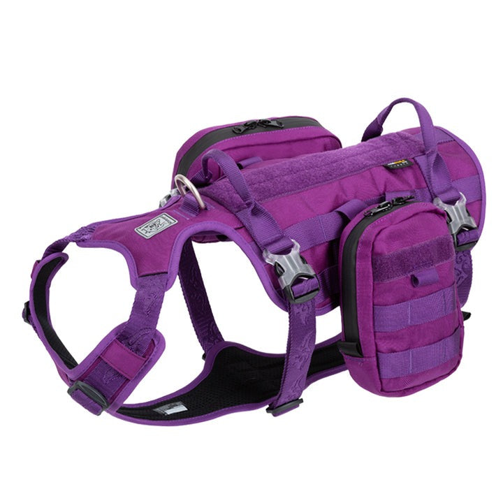 Whinhyepet Military Harness Purple L - Pet Care > Dog Supplies