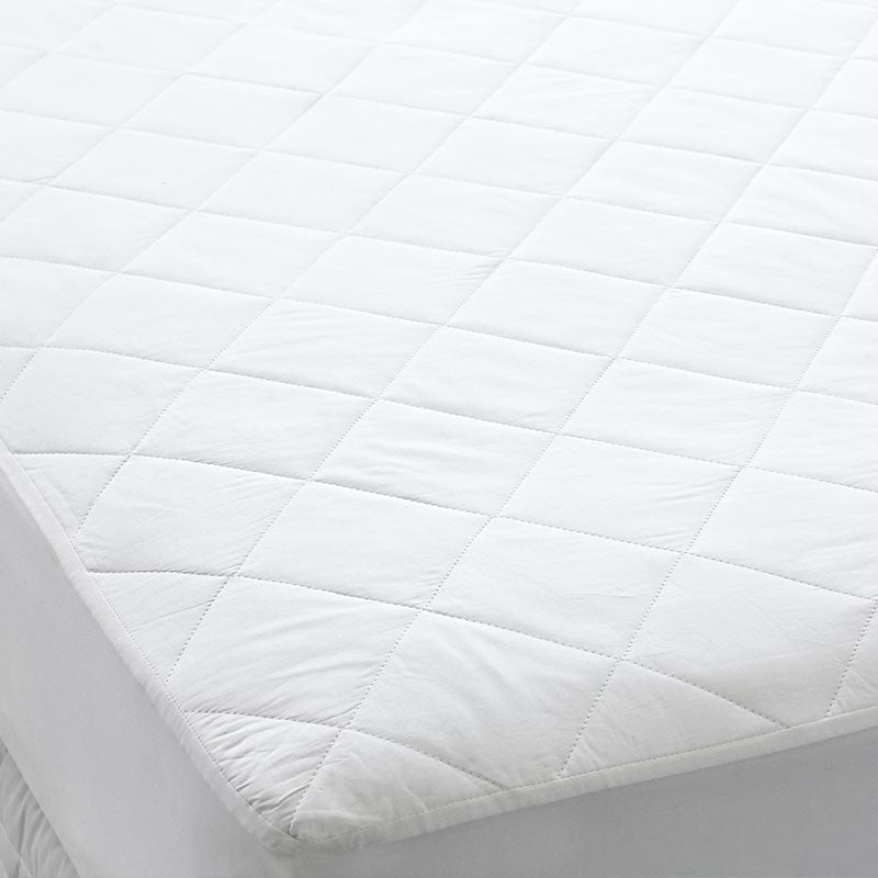 Dreamaker Thermaloft Cotton Covered Fitted Mattress Protector Single Bed - Home & Garden > Bedding