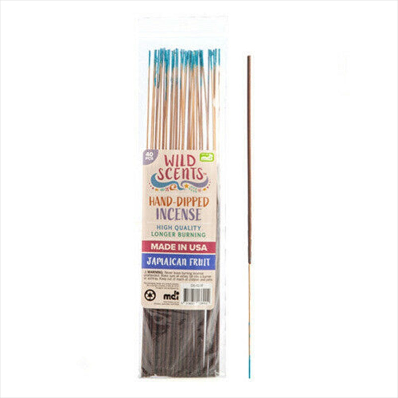 Wild Scents Jamaican Fruit Incense Sticks 40pcs - Health & Beauty > Fragrances & Perfumes