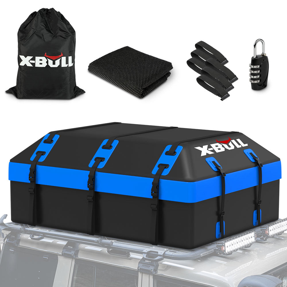 X-BULL Car Roof Cargo Bag Rooftop Cargo Carrier 100% Waterproof Top Luggage Bag for All Vehicles - Auto Accessories > Auto Accessories Others