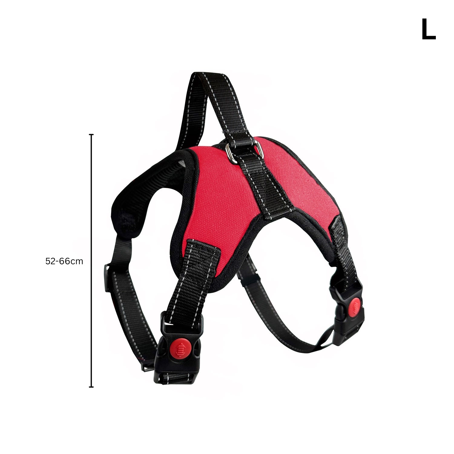 FLOOFI Dog Harness L Size (Red) FI-PC-156-XL - Pet Care > Dog Supplies