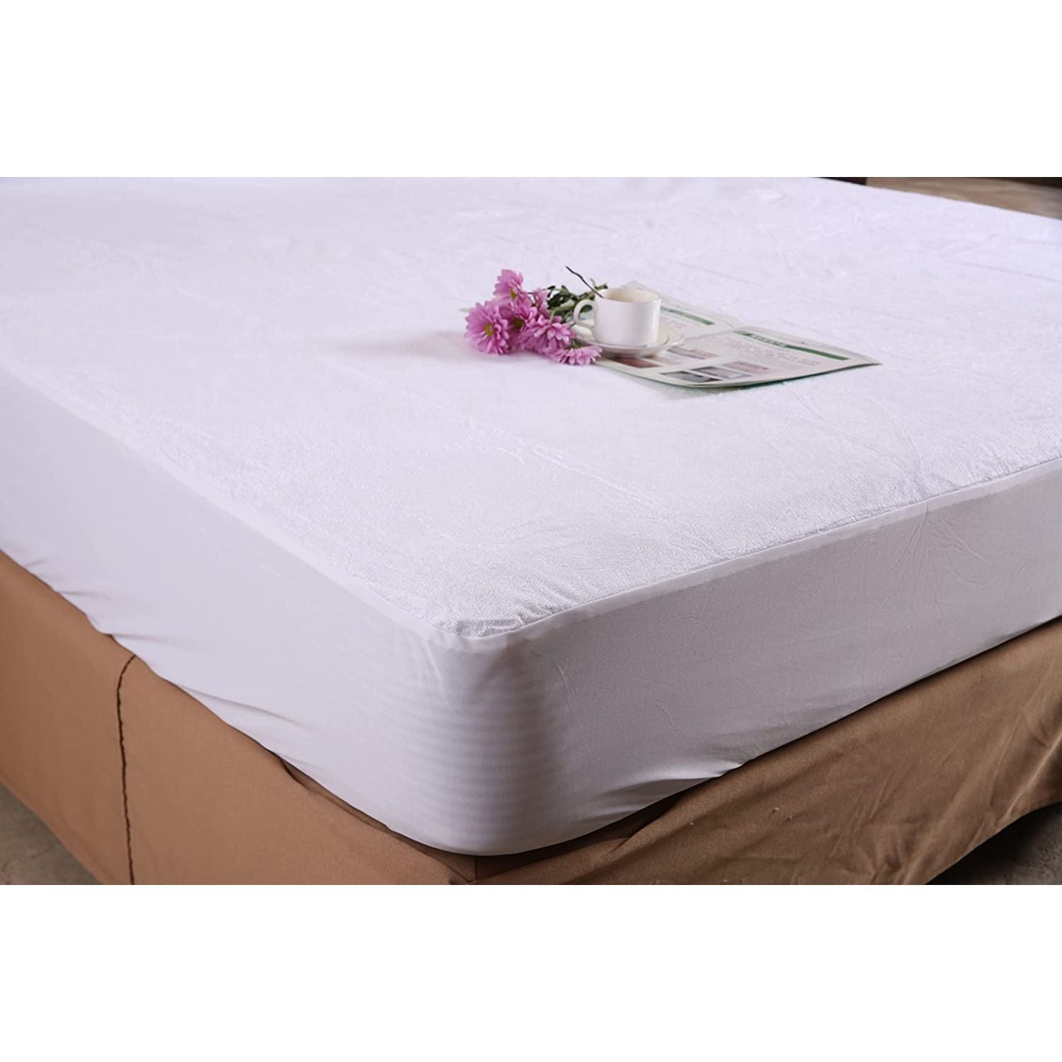 Gominimo Bamboo Terry Mattress Protector Single GO-MP-112-TC - Furniture > Mattresses