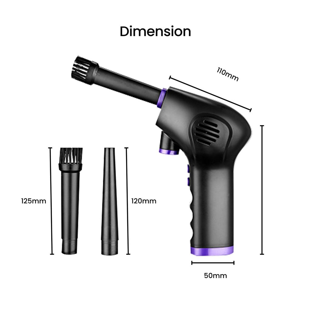 MiraKlass 45000RPM Wireless Dust Blower 6000MAH MK-AD-100-YP - Appliances > Vacuum Cleaners