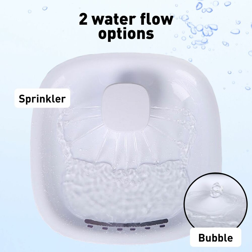 Floofi Pet Water Fountain Dispenser LED USB 3L PT-WD-103-ZM - Pet Care > Dog Supplies