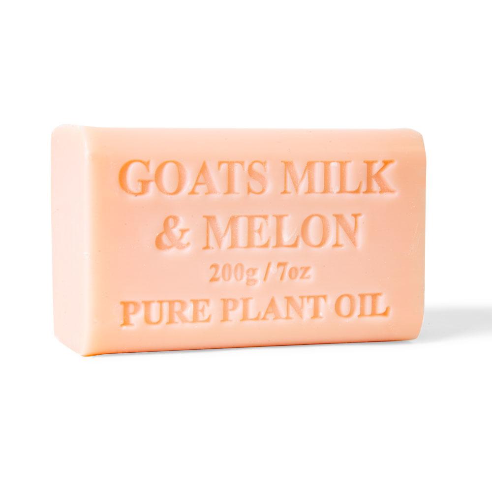 2x 200g Goats Milk Soap Bars - Melon Scent Pure Natural Australian Skin Care - Health & Beauty > Bath & Body