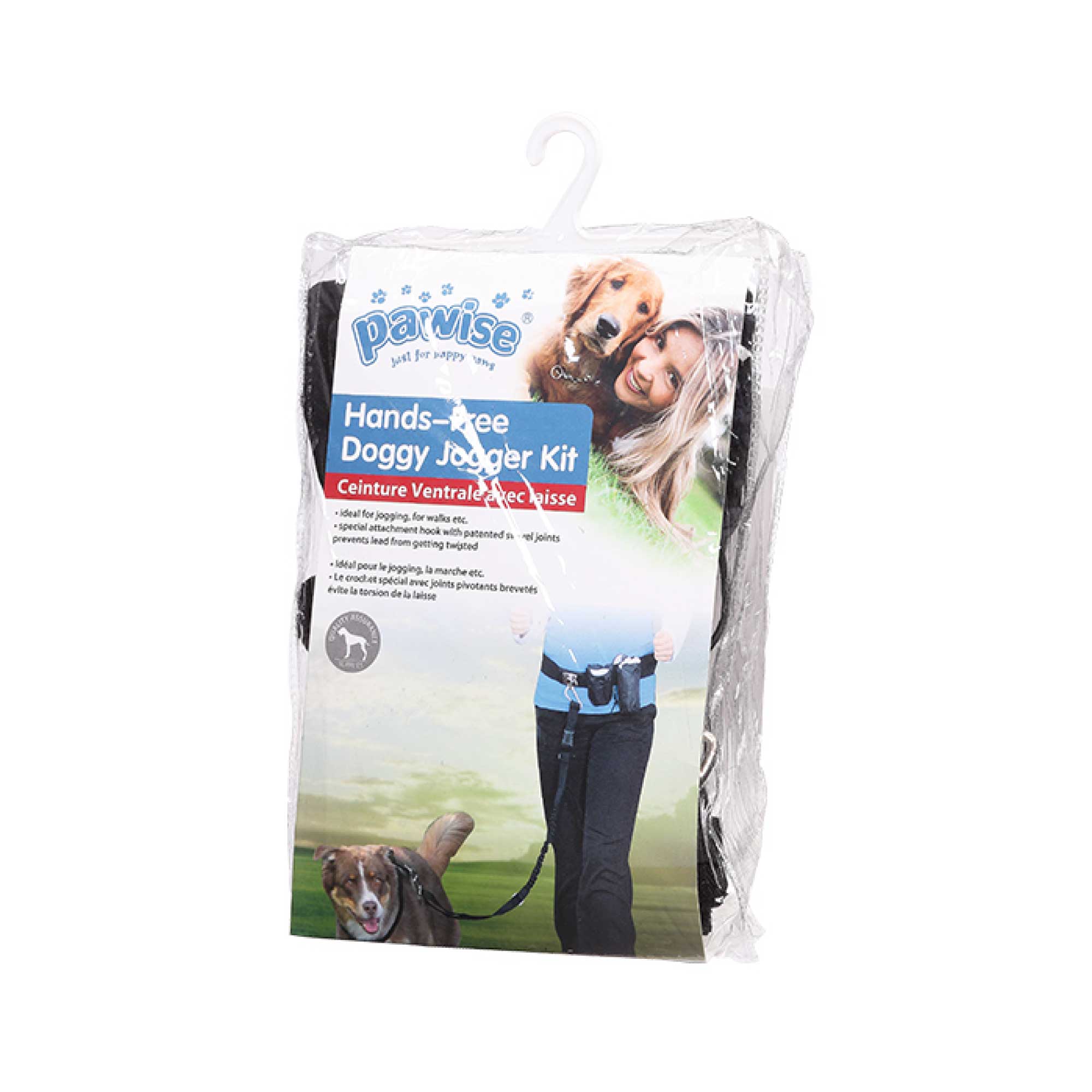 Hands Free Dog Bungee Leash - Doggy Jogger Lead Belt with Storage - Pet Care