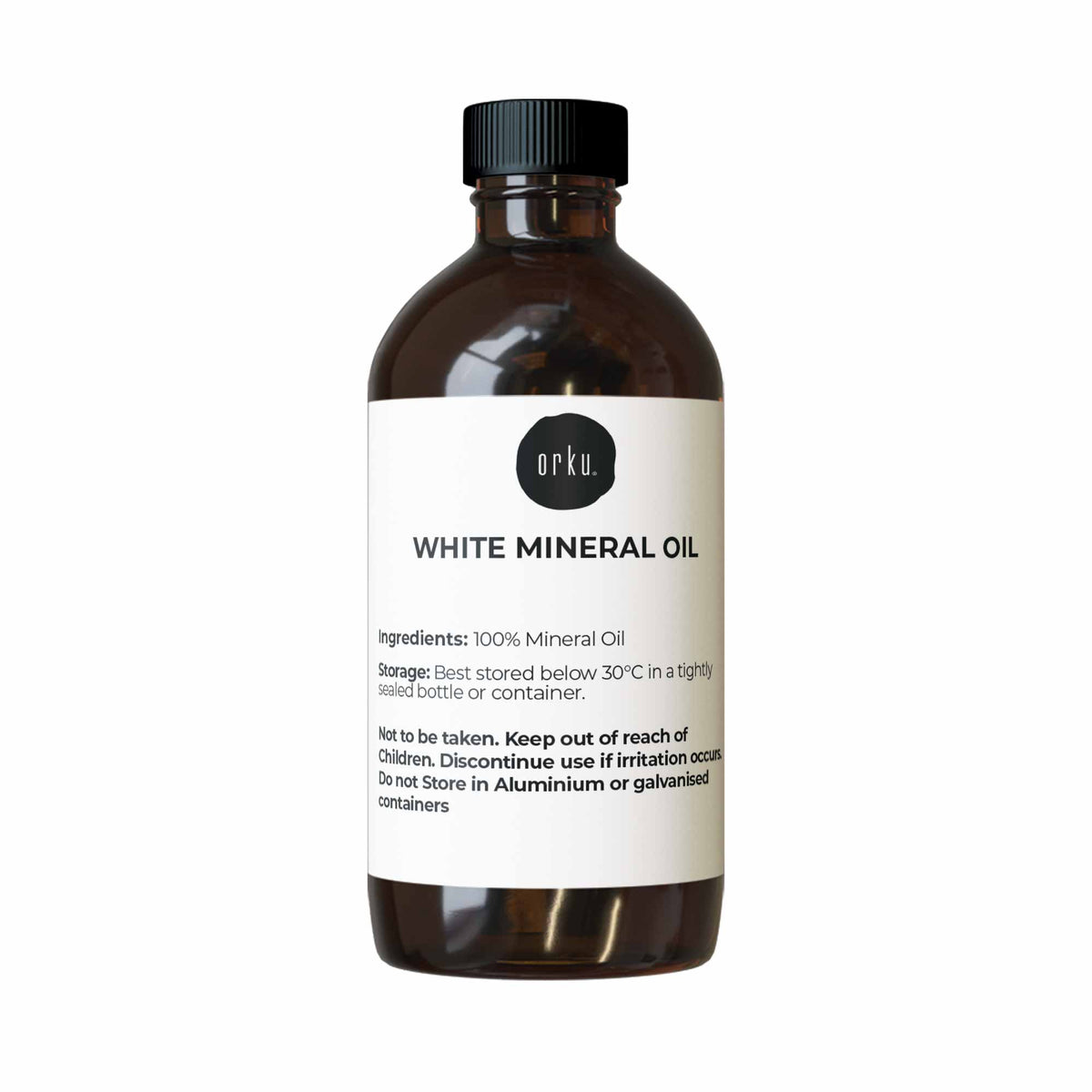 100ml White Mineral Oil - Liquid Paraffin Carrier for Essential Oils Skin Hair - Health & Beauty