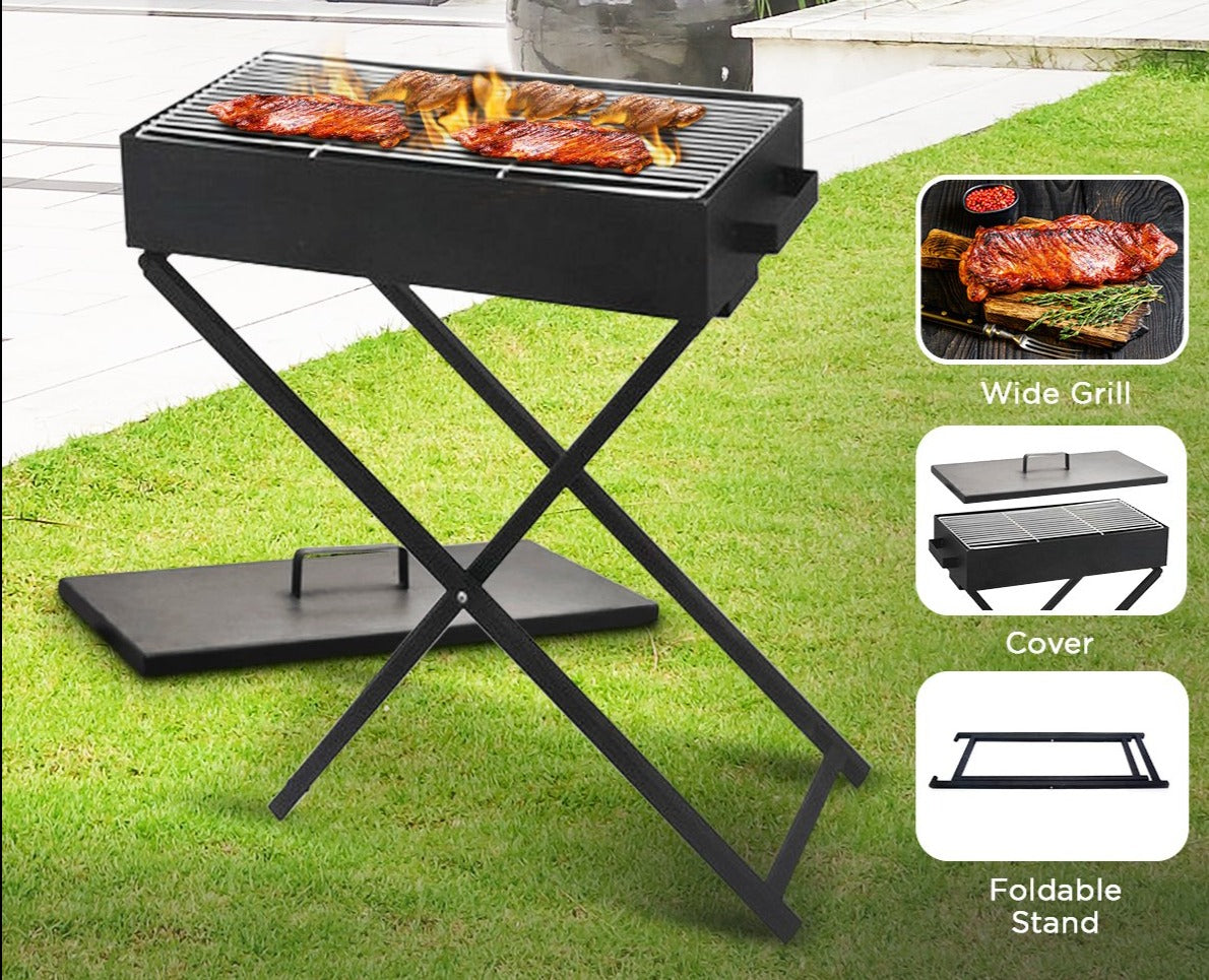 Wallaroo Charcoal BBQ Grill - Adjustable Height - Home & Garden > BBQ