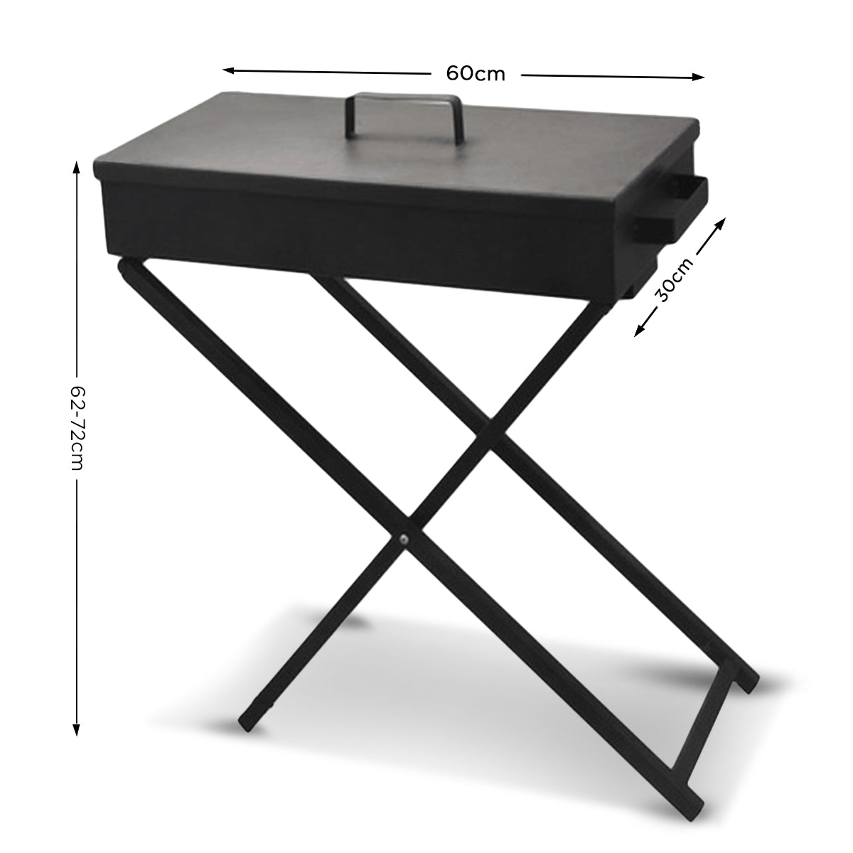 Wallaroo Charcoal BBQ Grill - Adjustable Height - Home & Garden > BBQ