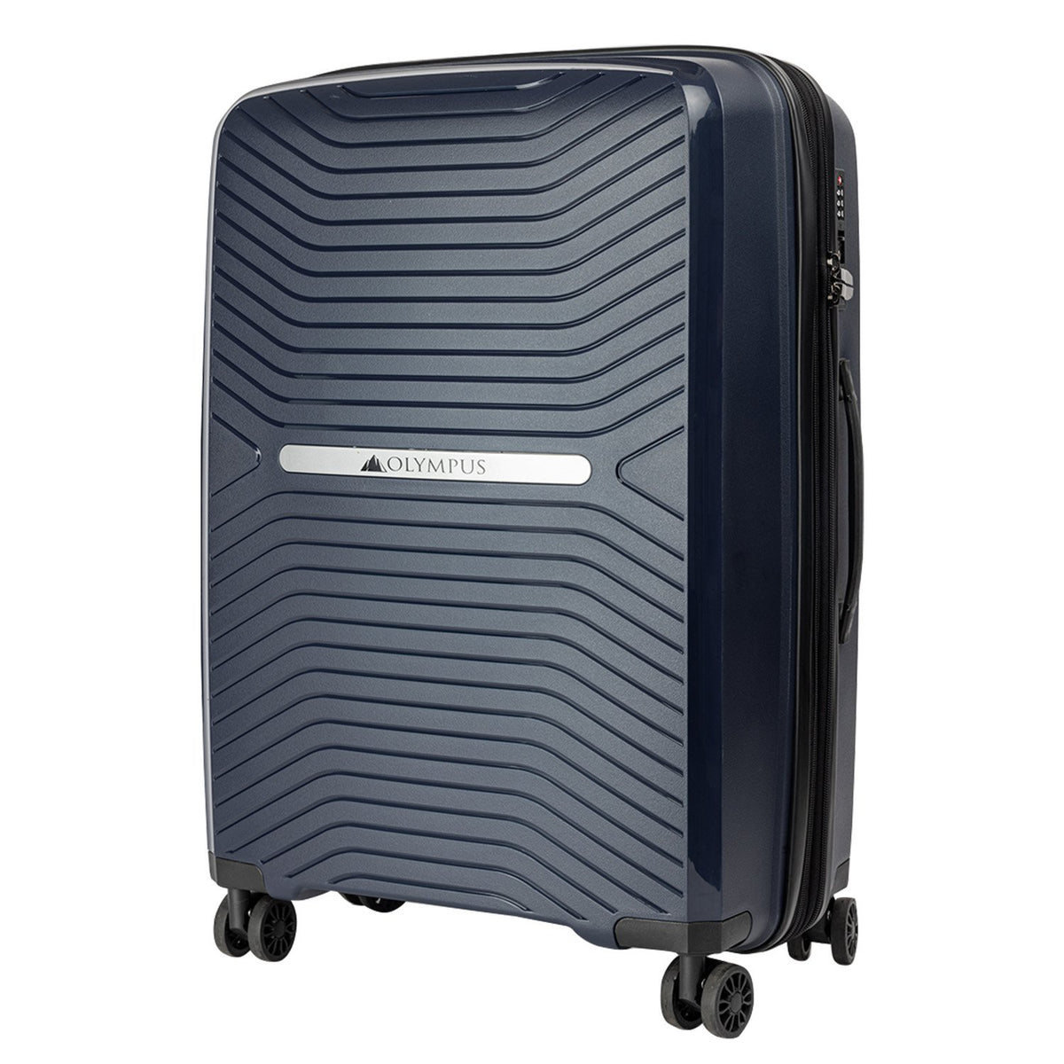 Olympus Astra 24in Lightweight Hard Shell Suitcase - Aegean Blue - Home & Garden > Travel