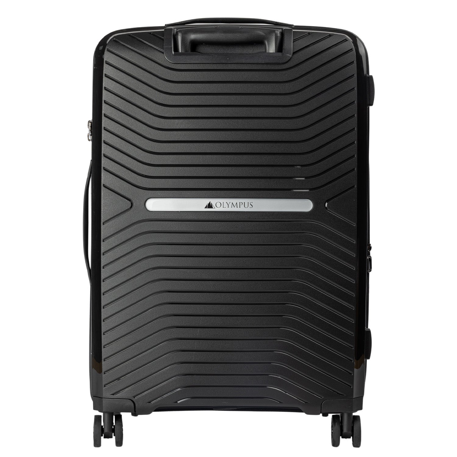 Olympus 3PC Astra Luggage Set Hard Shell Suitcase - Obsidian Black - Home & Garden > Travel