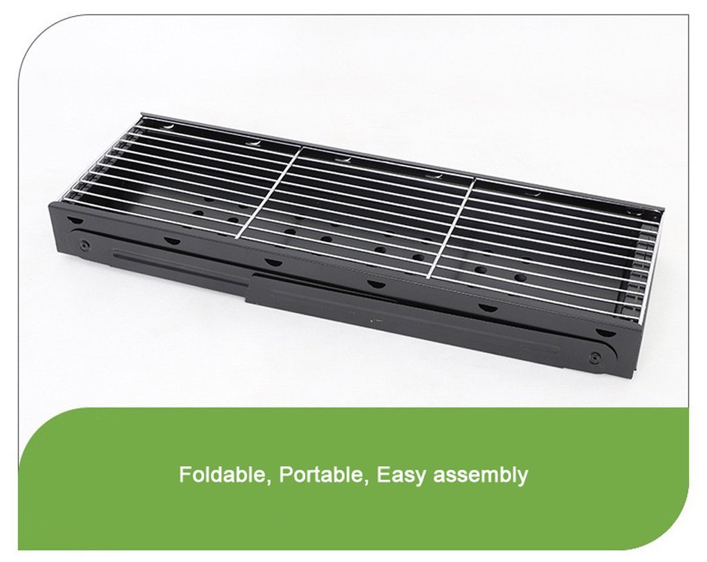 Foldable Portable BBQ Charcoal Grill Barbecue Camping Hibachi Picnic small - Home & Garden > BBQ