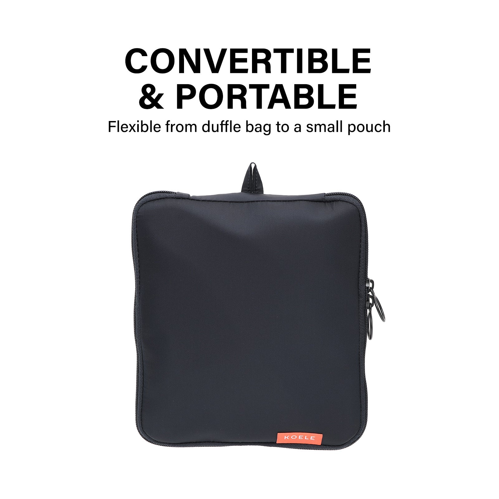 KOELE Navy Shopper Bag Travel Duffle Bag Foldable Laptop Luggage KO-BOSTON - Gift & Novelty > Bags