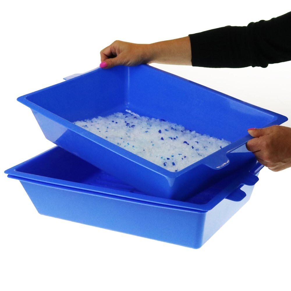 YES4PETS Lift and Sift Self Cleaning Kitty Litter Trays Cat Litter Tray Toilet Sifting Slotted Trays - Pet Care > Cat Supplies