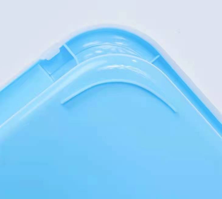 YES4PETS Large Deep Cat Kitty Litter Tray High Wall Pet Toilet Tray With Scoop Blue - Pet Care > Cat Supplies