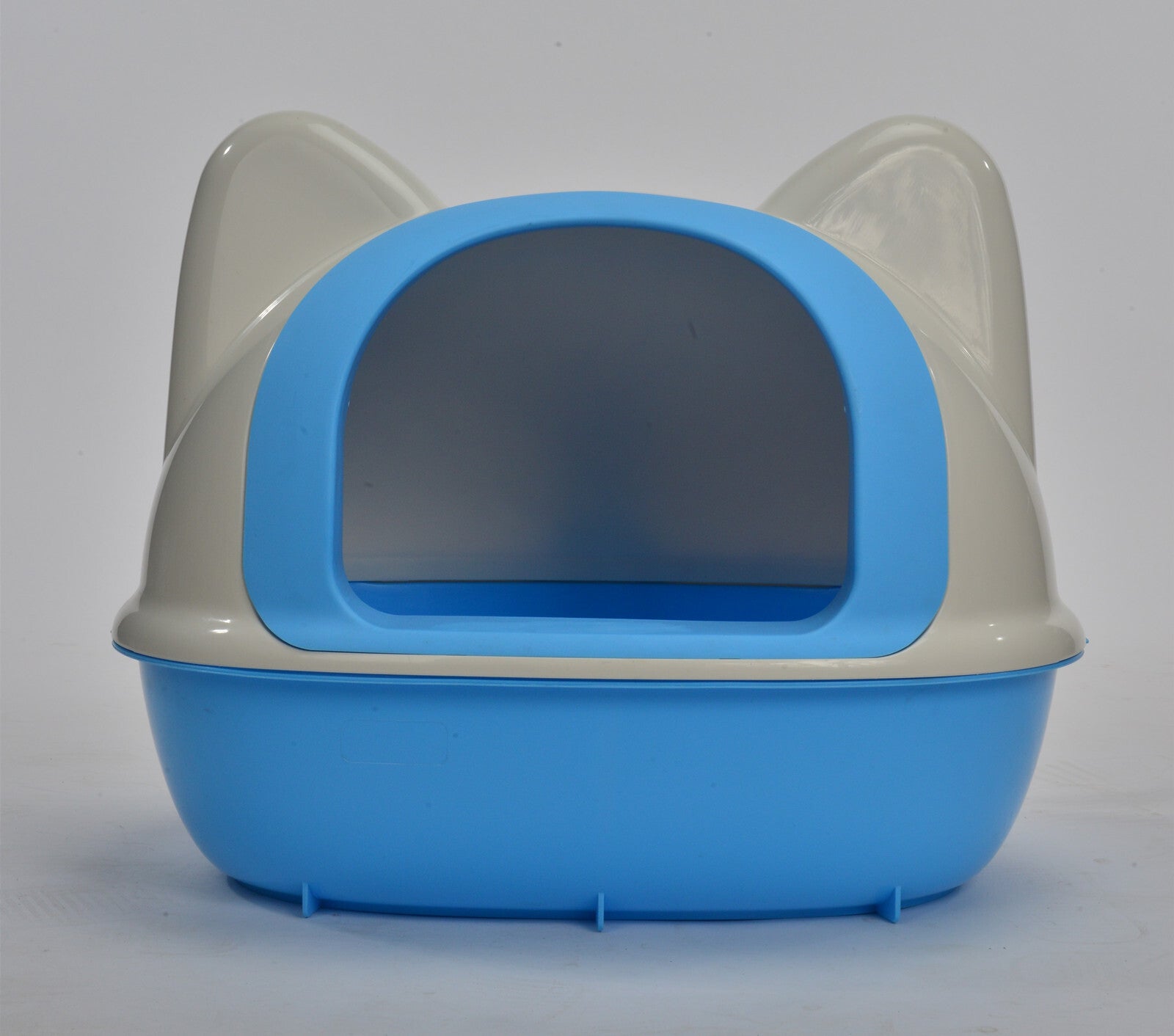 YES4PETS Large Hooded Cat Toilet Litter Box Tray House With Scoop Blue - Pet Care > Cat Supplies