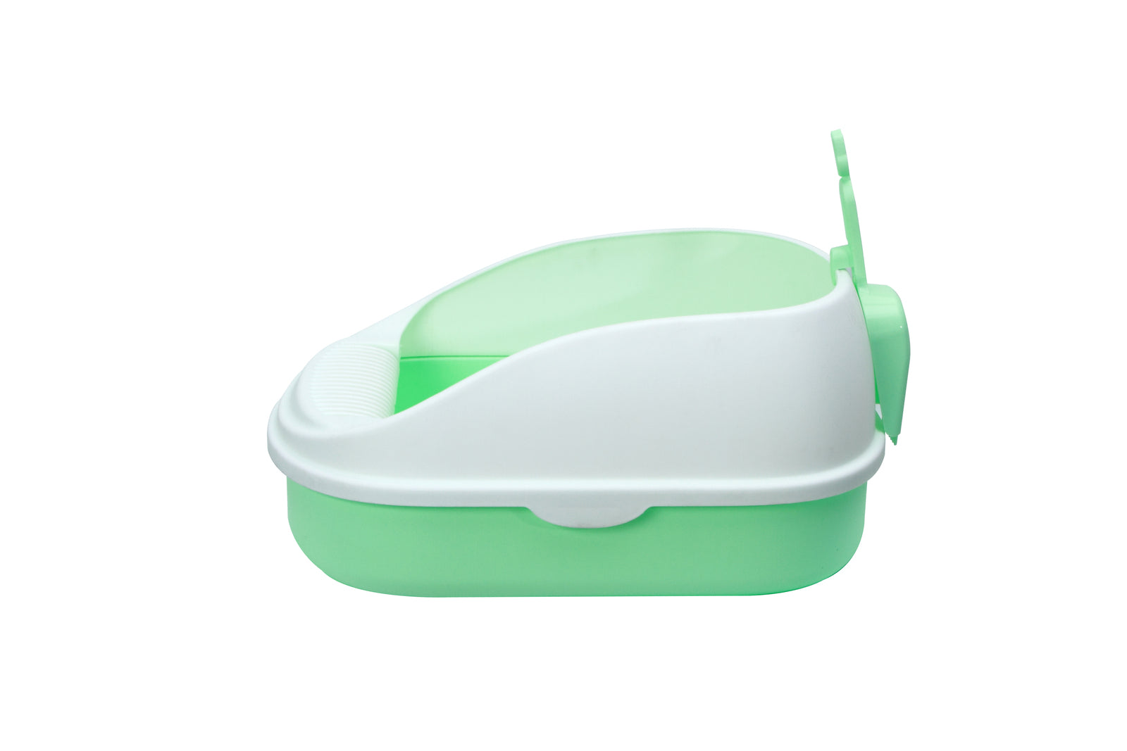 YES4PETS Medium Portable Cat Toilet Litter Box Tray with Scoop Green - Pet Care > Cat Supplies