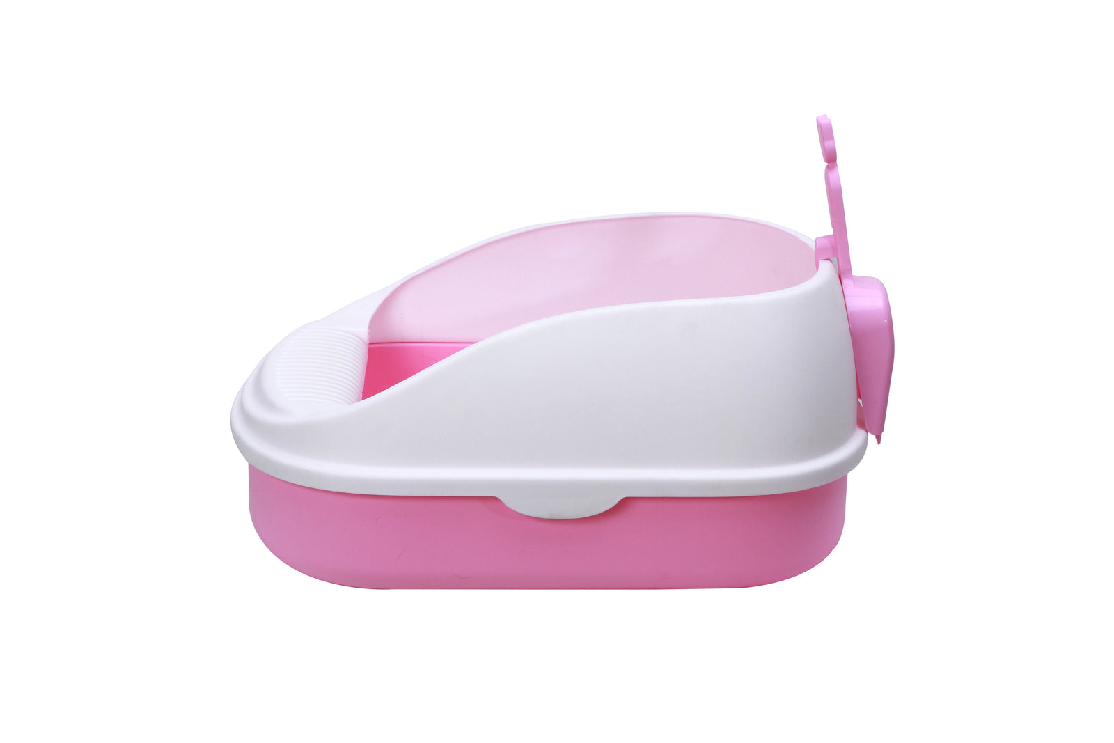 YES4PETS Medium Portable Cat Toilet Litter Box Tray with Scoop Pink - Pet Care > Cat Supplies