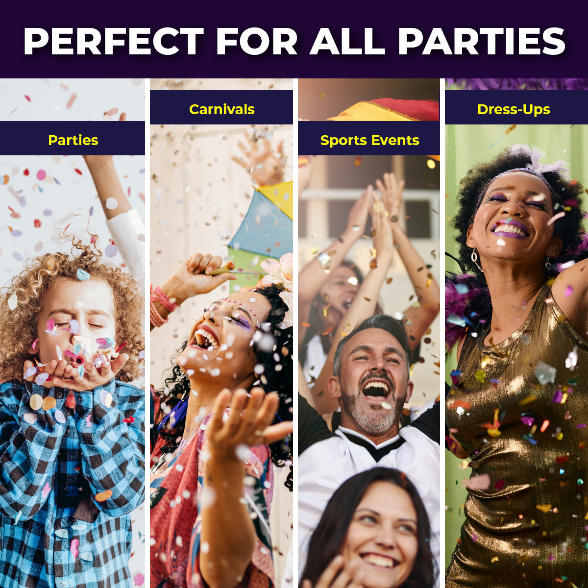 Party Central 24PCE Rainbow Glitter Hair Spray Long Lasting Non Sticky 80g - Occasions > Costumes