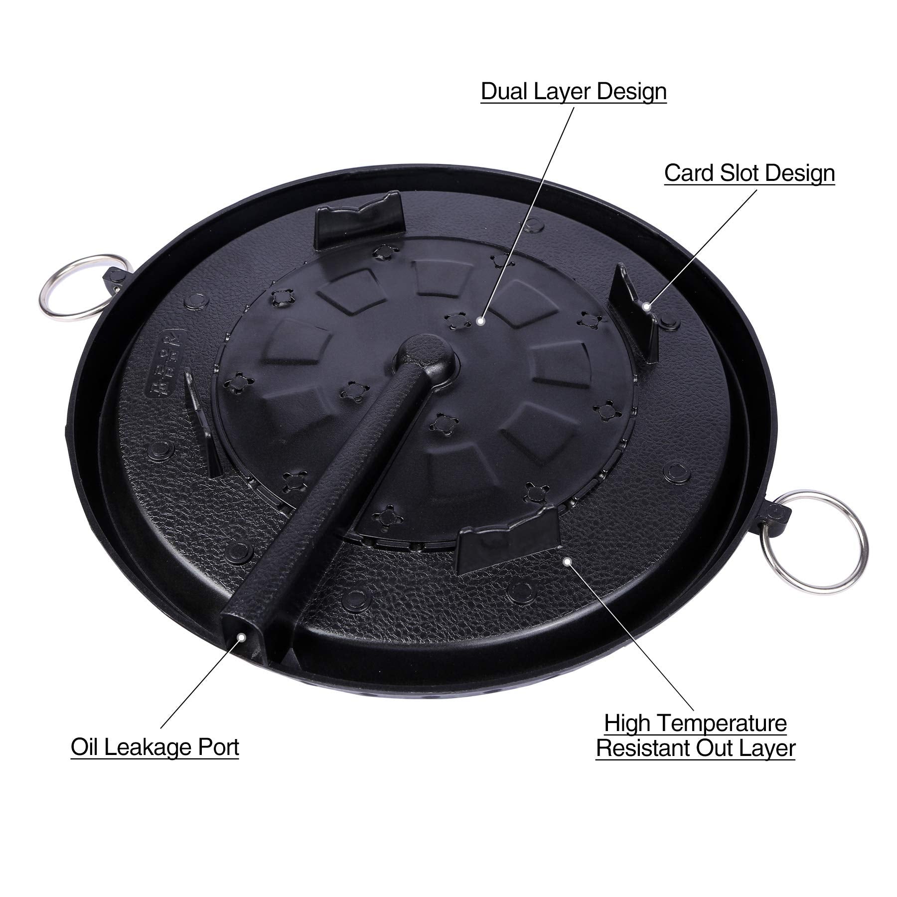 Korean BBQ Grill Pan Non-Stick Smokeless Stovetop BBQ Grill Plate Indoor Outdoor - Home & Garden > BBQ